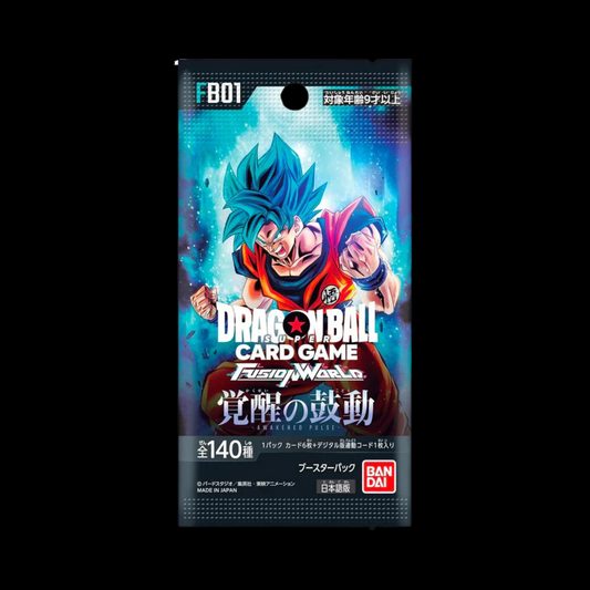 Dragon Ball Super Fusion World Heartbeat Of Awakening Japanese Booster Pack 2024