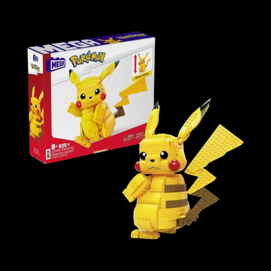 Mega Construx Pokemon Jumbo Pikachu 825 Pieces