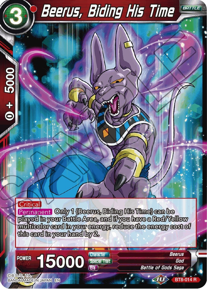 Beerus, Biding His Time (BT8-014) (Malicious Machinations) (DBS-B08)