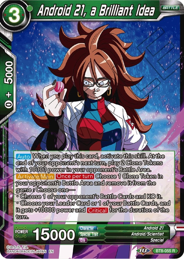 Android 21, a Brilliant Idea (BT8-055) (Malicious Machinations) (DBS-B08)