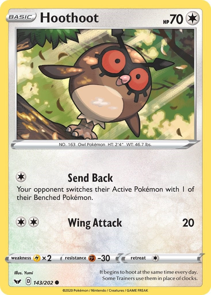 Hoothoot (143/202) (SWSH01)