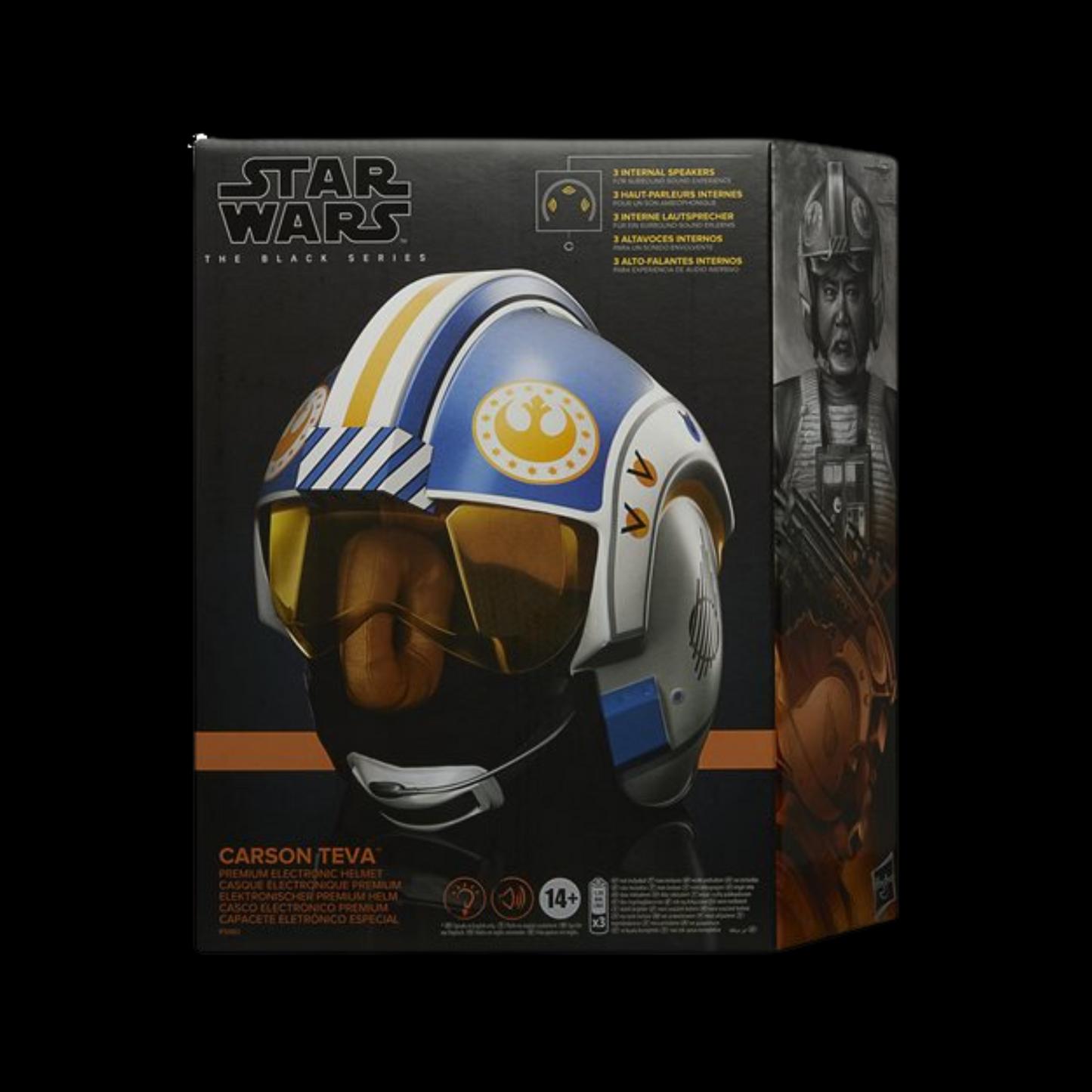 Star Wars Prop The Black Series Carson Teva Premium Electronic Helmet