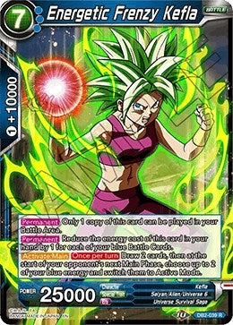 Energetic Frenzy Kefla (DB2-039) (Draft Box 05 - Divine Multiverse) (DB2)