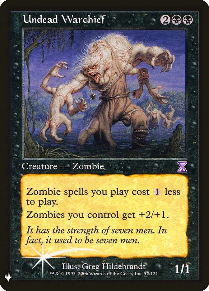 Undead Warchief (52) (LIST)