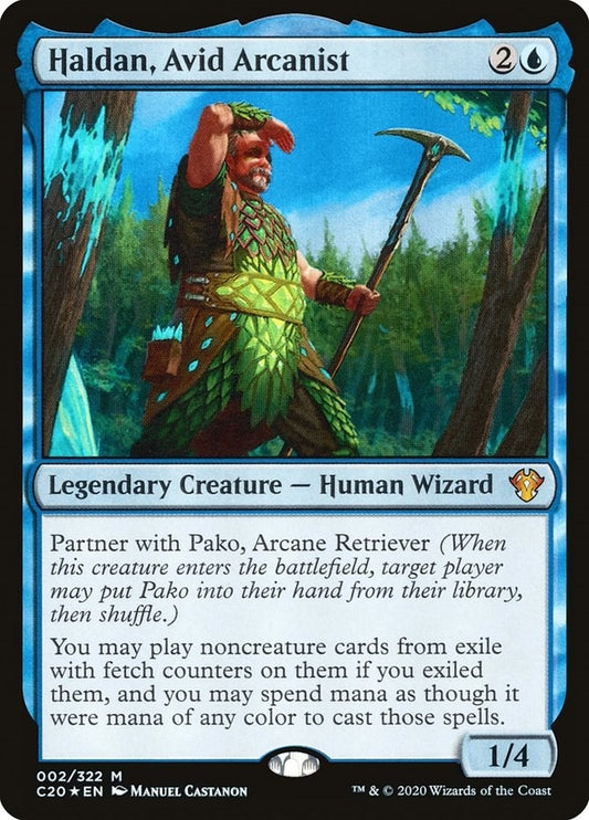 Haldan, Avid Arcanist (2) (C20)