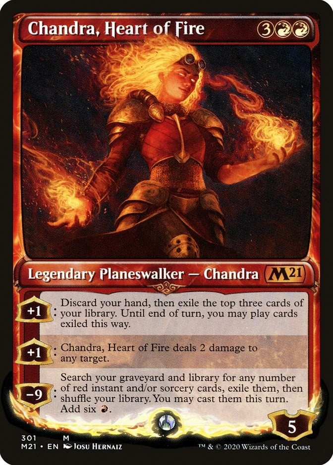 Chandra, Heart of Fire (Showcase) (301) (M21)
