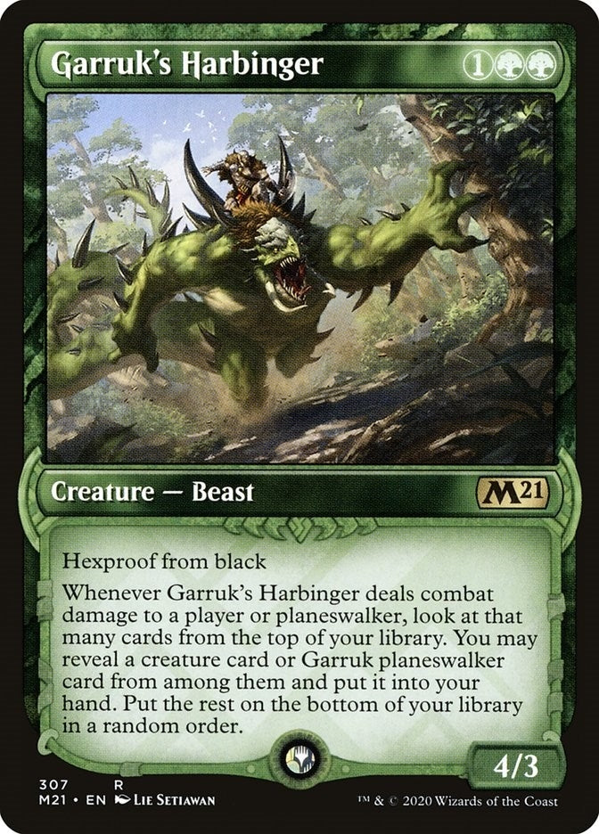 Garruk's Harbinger (Showcase) (307) (M21)