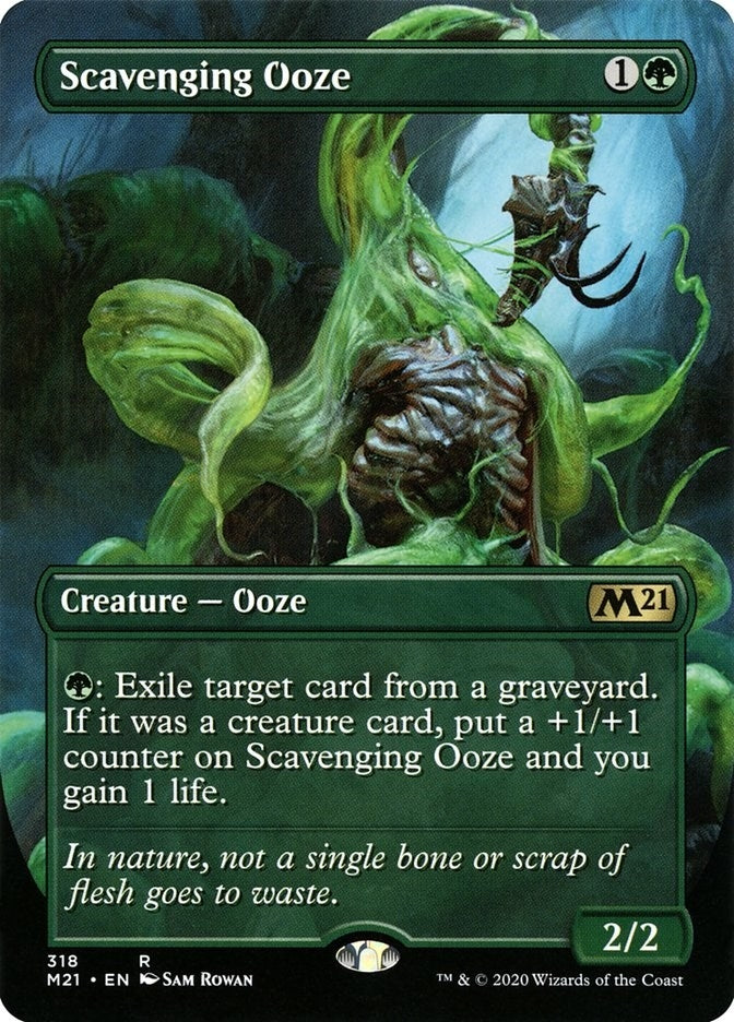 Scavenging Ooze (Alternate Art) (318) (M21)