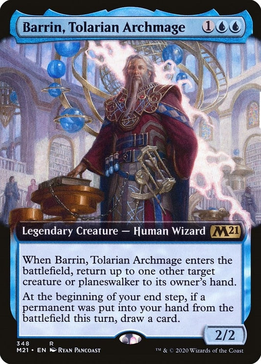 Barrin, Tolarian Archmage (Extended Art) (348) (M21)