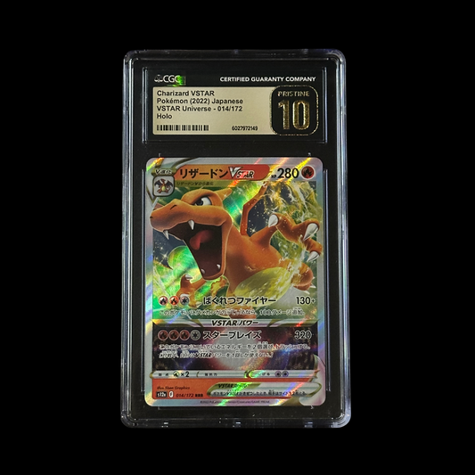Pokemon JP Slab Charizard VSTAR Universe Holo 014/172 CGC 10 Pristine 2022