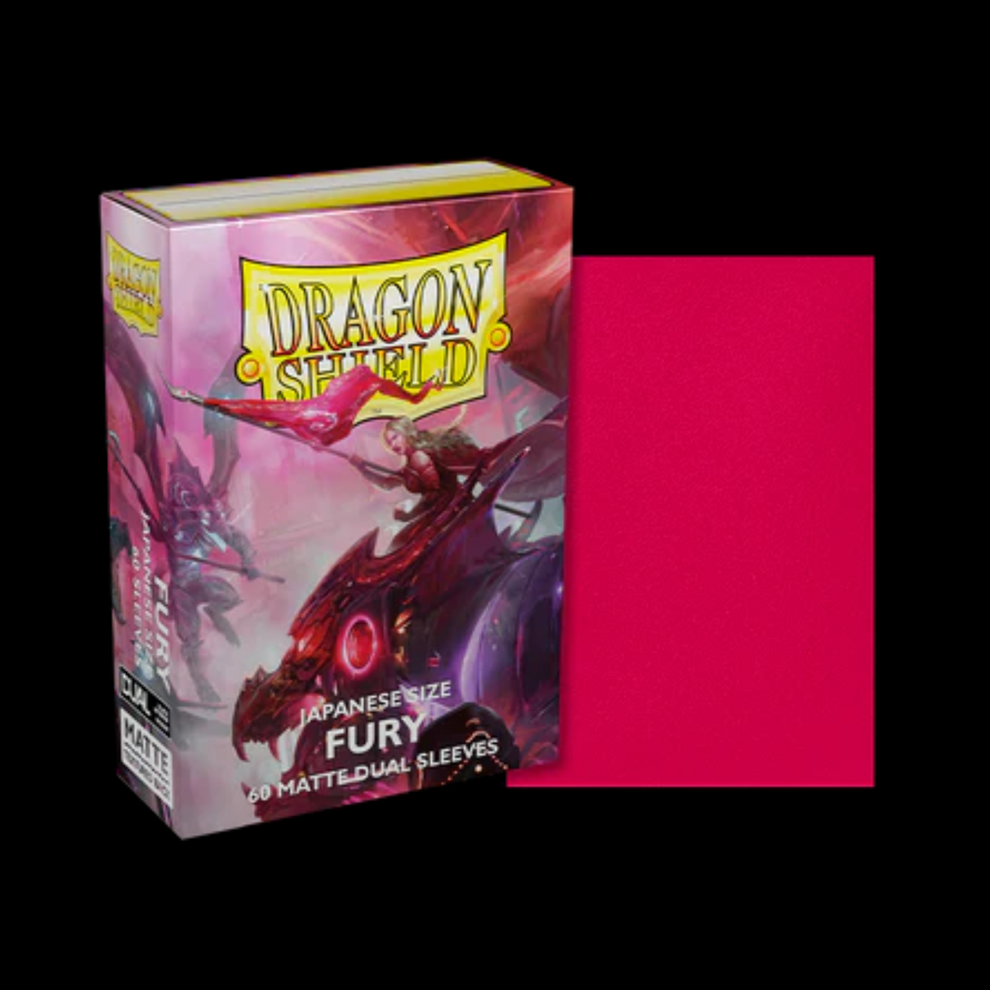 Dragon Shield Japanese Size Fury Matte Dual Sleeves 60x