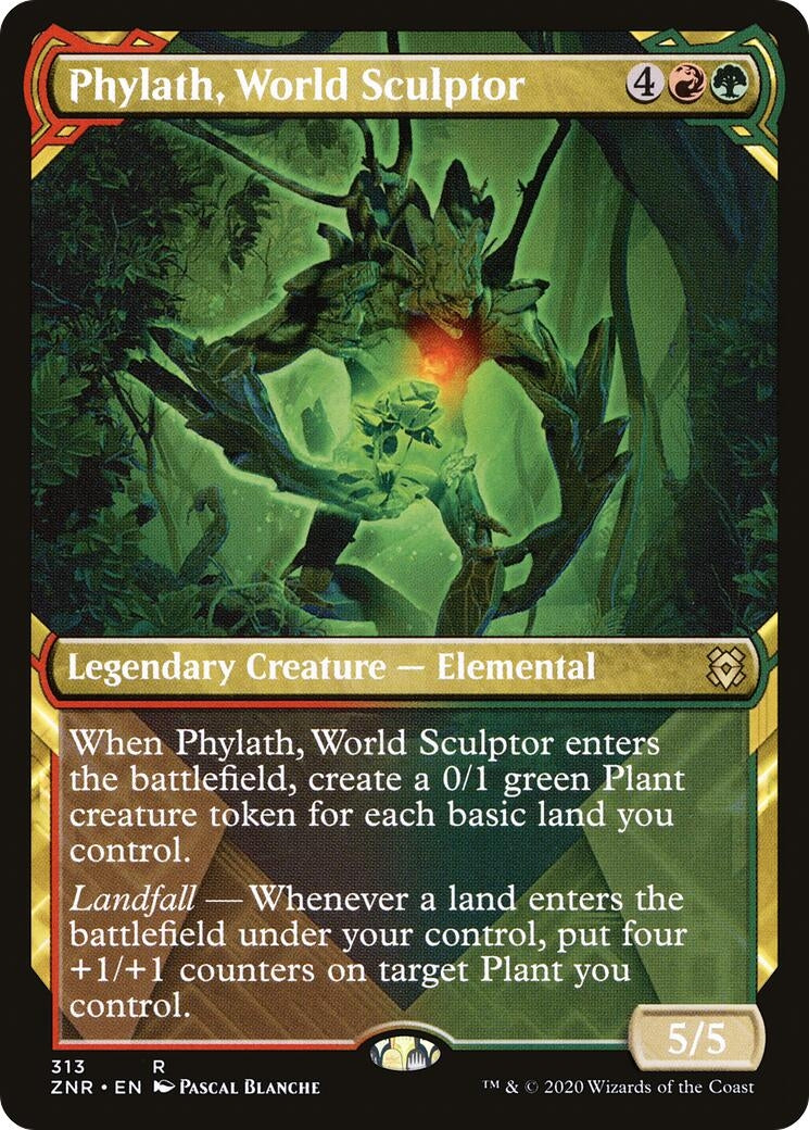 Phylath, World Sculptor (Showcase) (313) (ZNR)