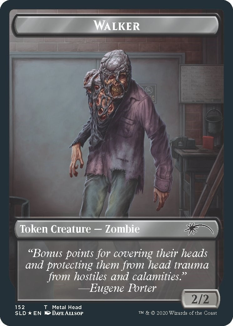 Walker (Metal Head // Treasure) Double-sided Token (152 // 153) (SLD)