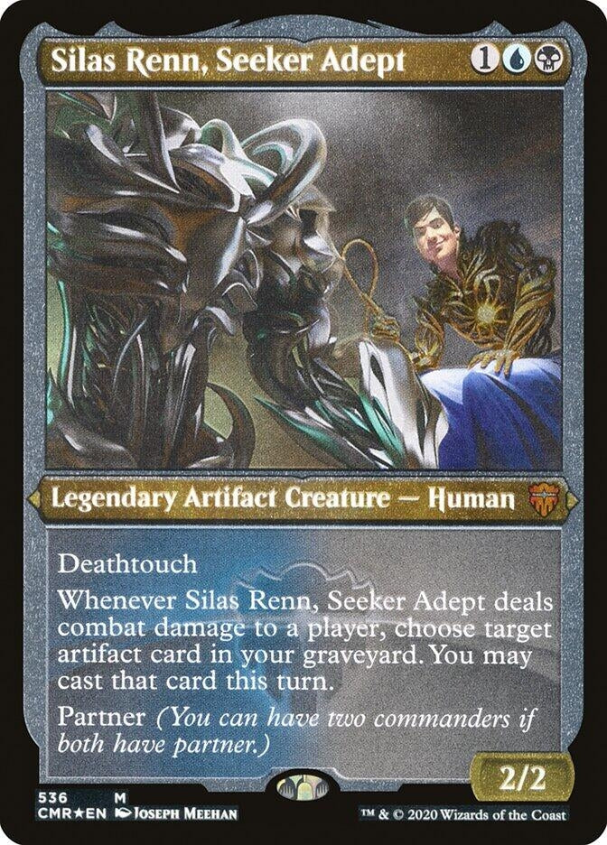 Silas Renn, Seeker Adept (Foil Etched) (536) (CMR)