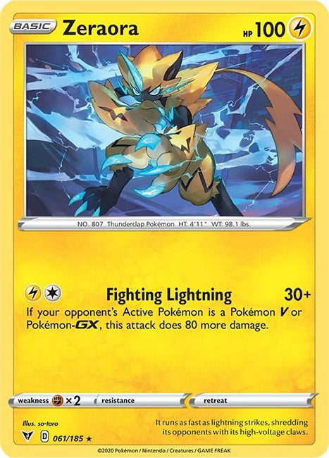 Zeraora (061/185) (SWSH04)