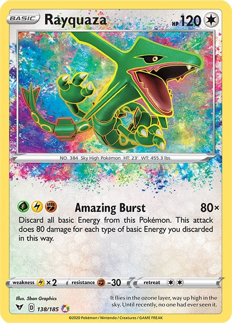 Rayquaza (138/185) (SWSH04)