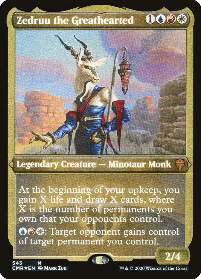Zedruu the Greathearted (Foil Etched) (543) (CMR)