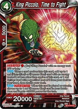 King Piccolo, Time to Fight (BT12-018) (Vicious Rejuvenation) (DBS-B12)