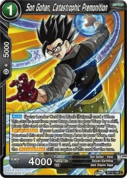 Son Gohan, Catastrophic Premonition (BT12-130) (Vicious Rejuvenation) (DBS-B12)