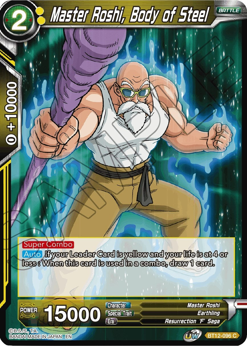 Master Roshi, Body of Steel (BT12-096) (Vicious Rejuvenation) (DBS-B12)