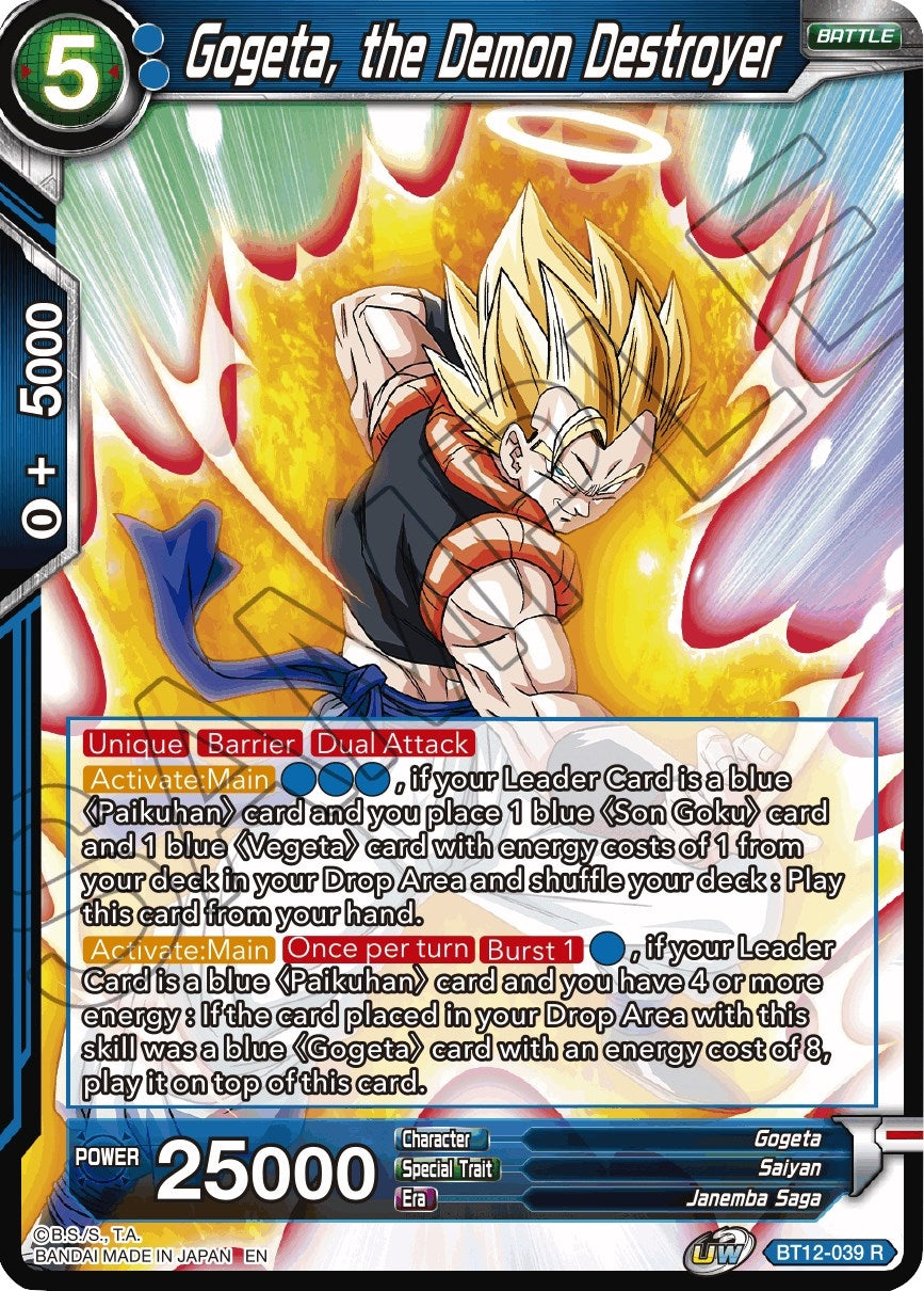Gogeta, the Demon Destroyer (BT12-039) (Vicious Rejuvenation) (DBS-B12)