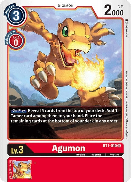 Agumon - BT1-010 (BT1-010 R) (BT01-03A)