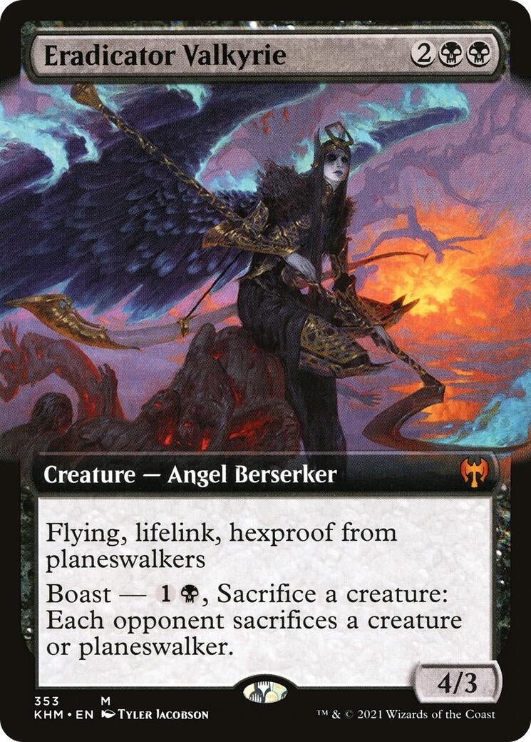 Eradicator Valkyrie (Extended Art) (353) (KHM)