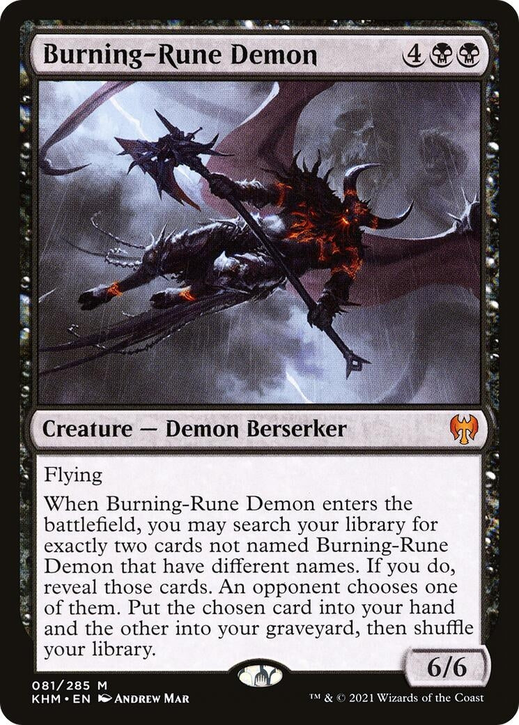 Burning-Rune Demon (81) (KHM)