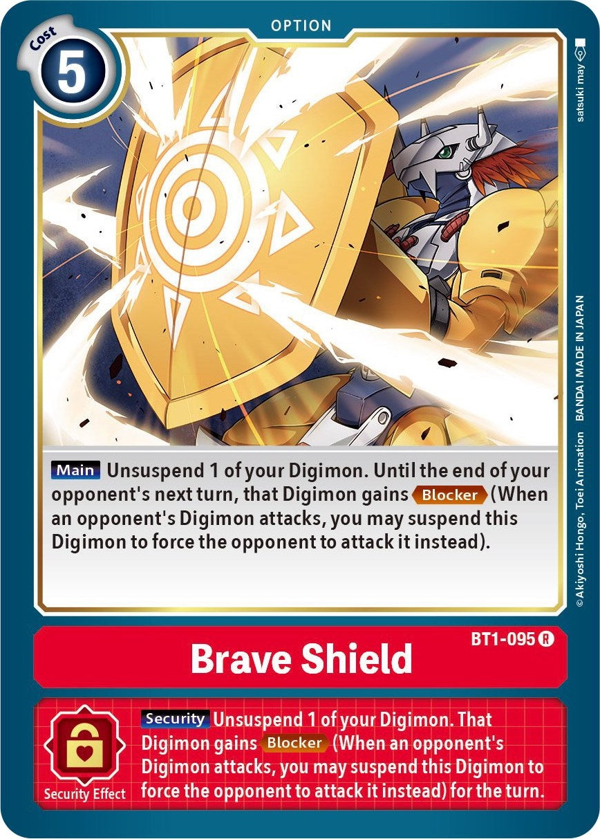 Brave Shield (BT1-095 R) (BT01-03B)