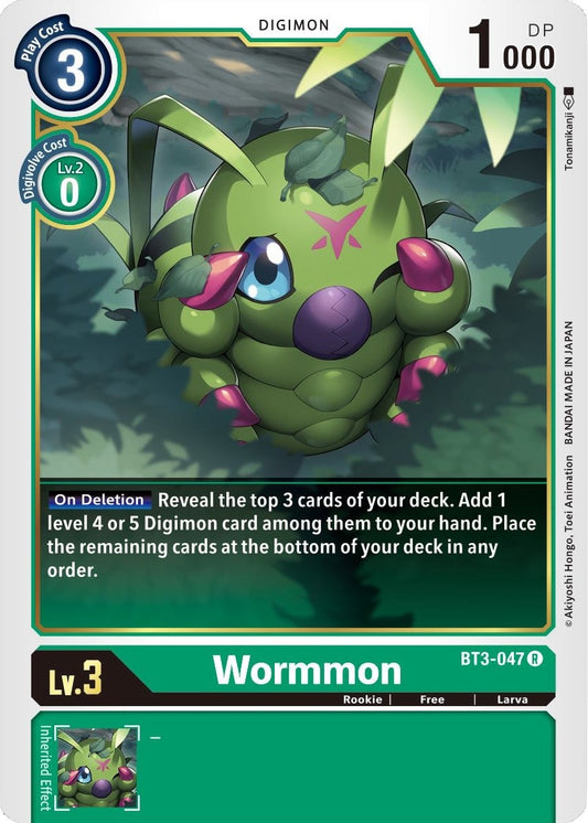 Wormmon (BT3-047 R) (BT01-03B)