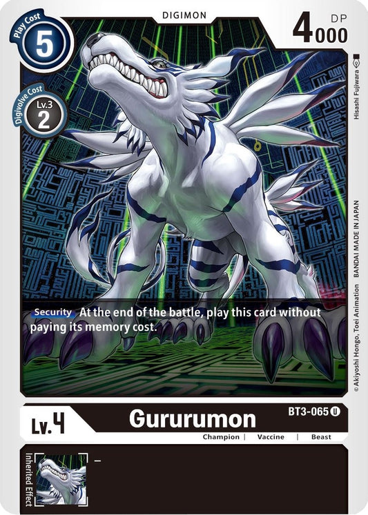 Gururumon (BT3-065 U) (BT01-03B)