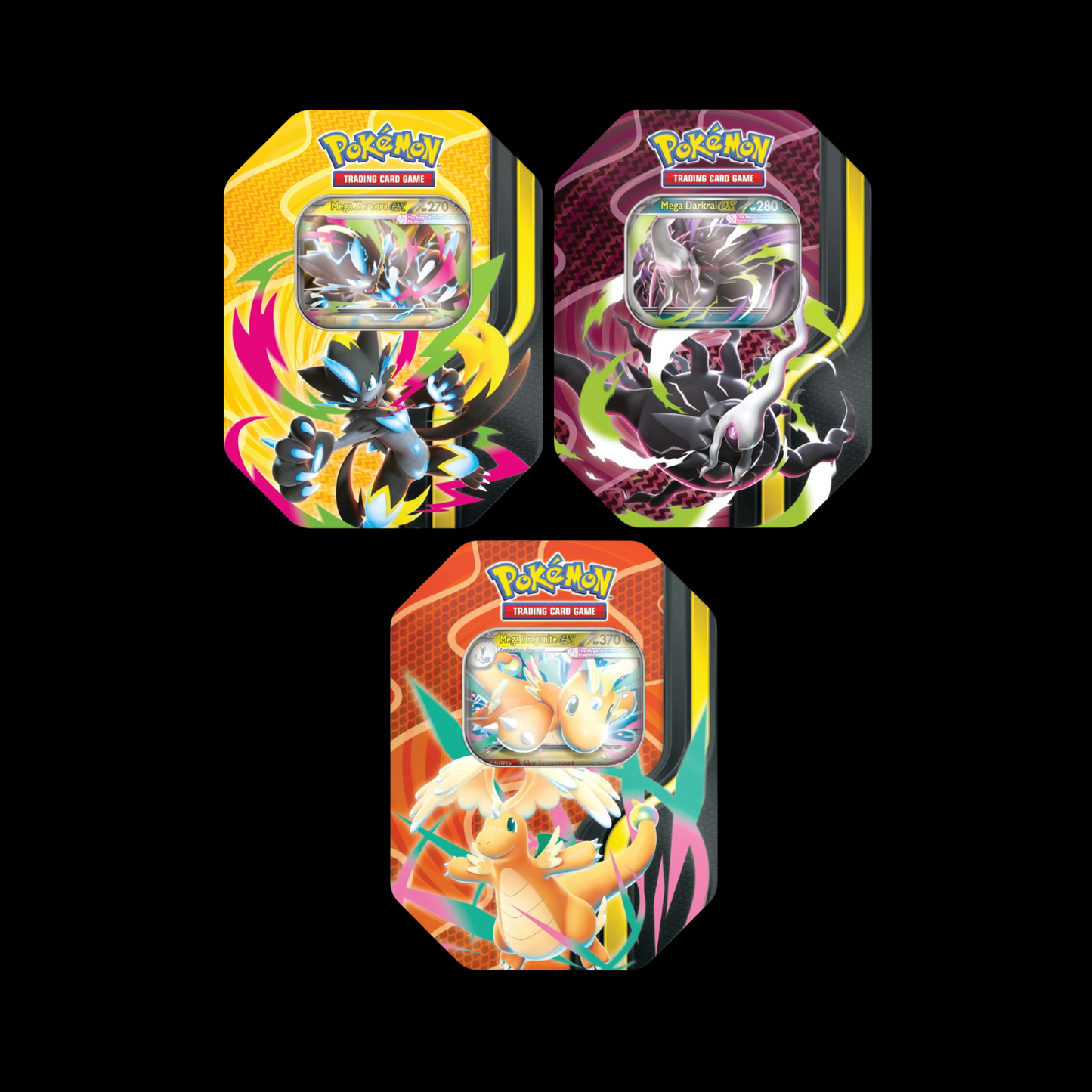 Pokemon Mega Forces Tin Bundle of 3