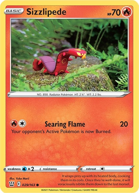 Sizzlipede (029/163) (SWSH05)