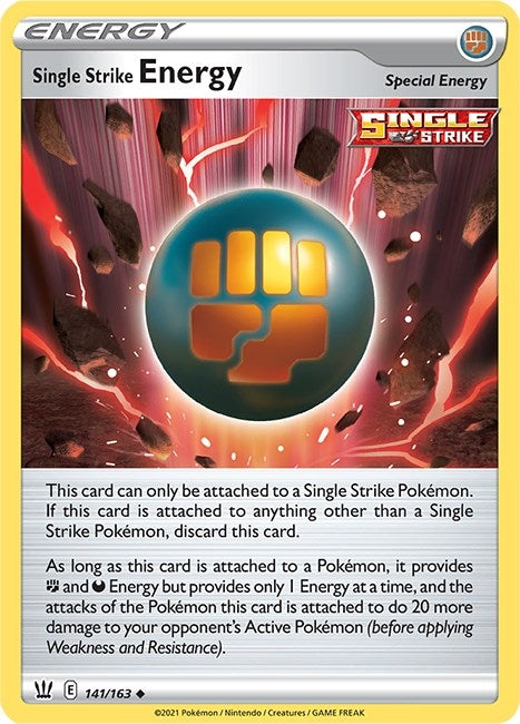 Single Strike Energy (141/163) (SWSH05)