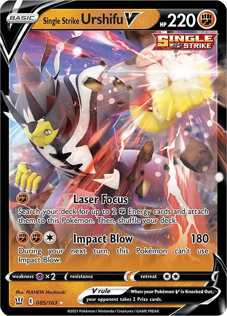 Single Strike Urshifu V (085/163) (SWSH05)