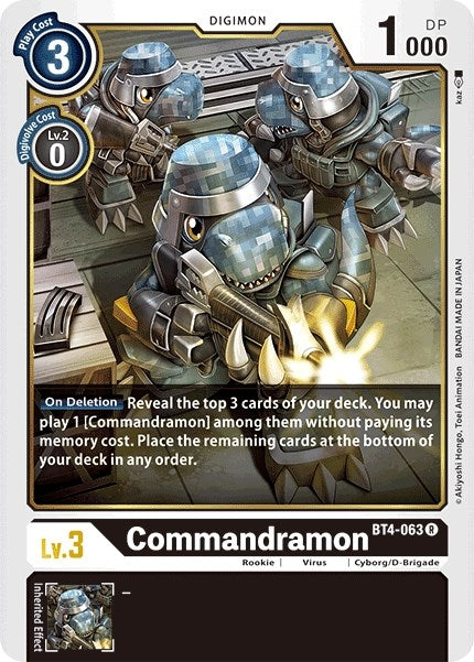 Commandramon (BT4-063 R) (BT04)