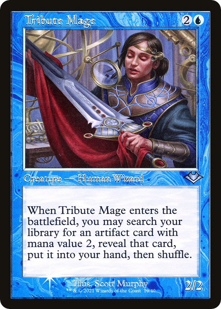 Tribute Mage (Retro Frame) (10) (MH1)