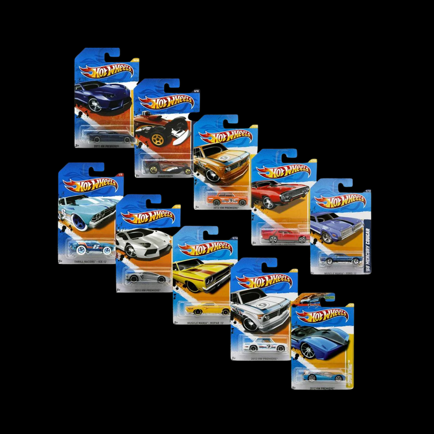 Hot Wheels Voiture aléatoire unique 1:64