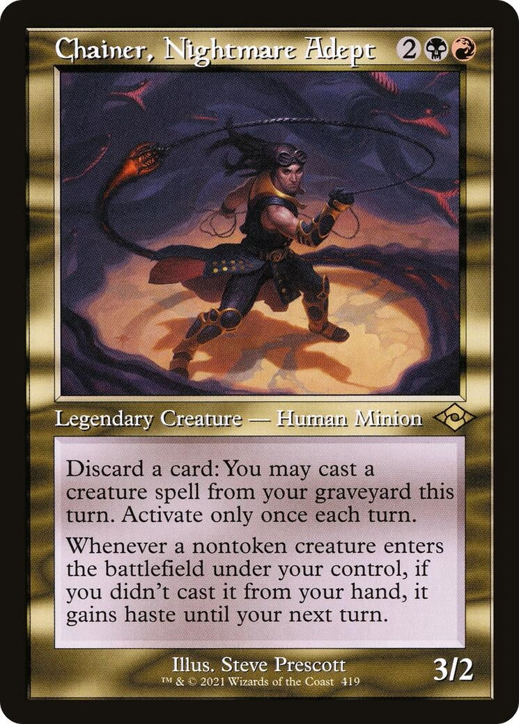 Chainer, Nightmare Adept (Retro Frame) (419) (MH2)
