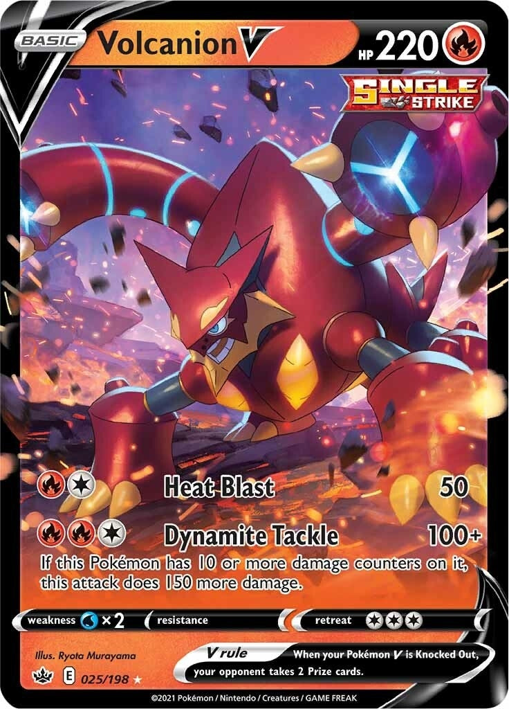 Volcanion V (025/198) (SWSH06: Chilling Reign) (SWSH06)