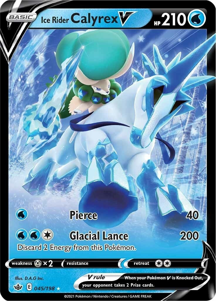 Ice Rider Calyrex V (045/198) (SWSH06)