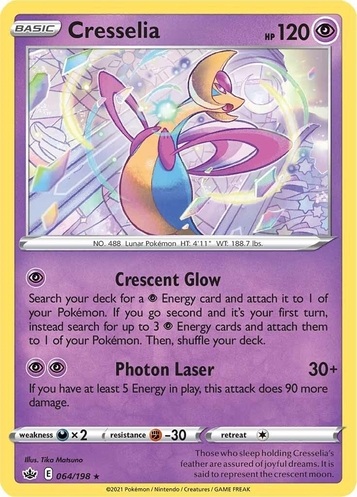 Cresselia (064/198) (SWSH06: Chilling Reign) (SWSH06)