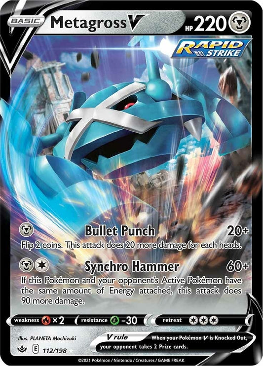 Metagross V (112/198) (SWSH06: Chilling Reign) (SWSH06)