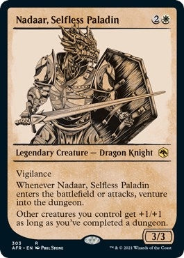 Nadaar, Selfless Paladin (Showcase) (303) (AFR)