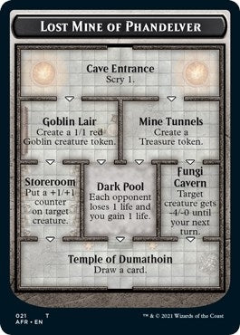 Lost Mine of Phandelver // Skeleton Double-Sided Token (21 // 6) (AFR)