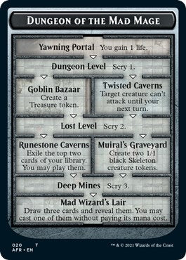 Dungeon of the Mad Mage // Goblin Double-Sided Token (20 // 12) (AFR)