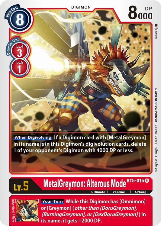 MetalGreymon: Alterous Mode (BT5-015 R) (BT05)