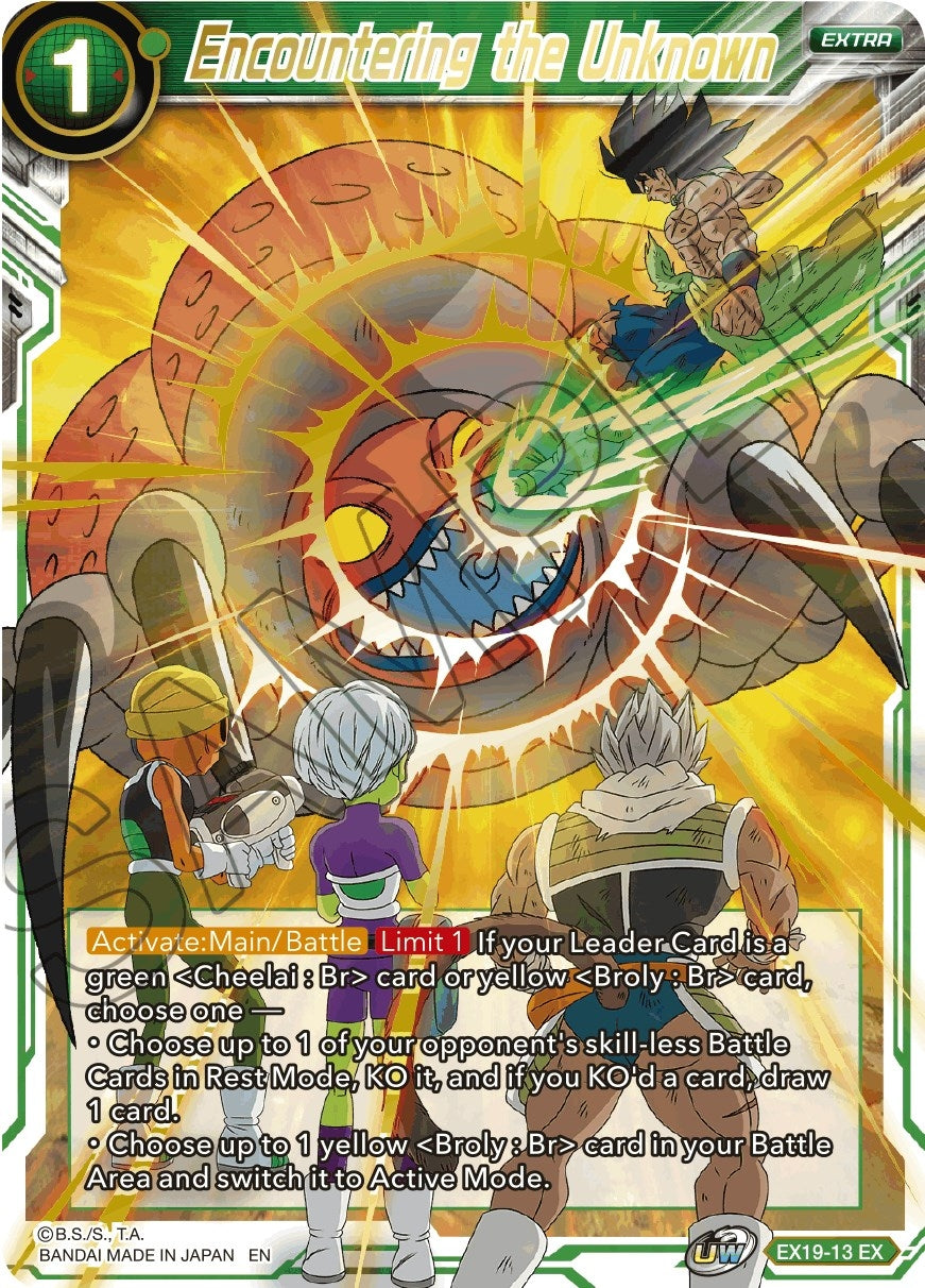 Encountering the Unknown (EX19-13) (Special Anniversary Set 2021) (DBS-BE19)