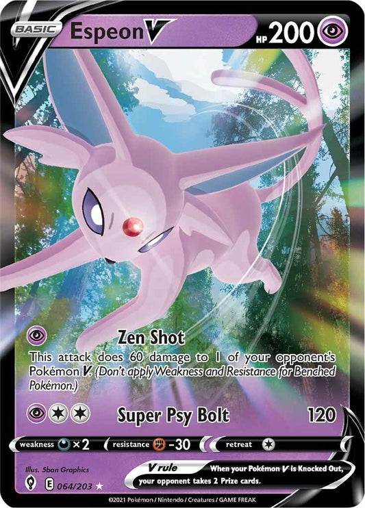 Espeon V (064/203) (SWSH07: Evolving Skies) (SWSH07)