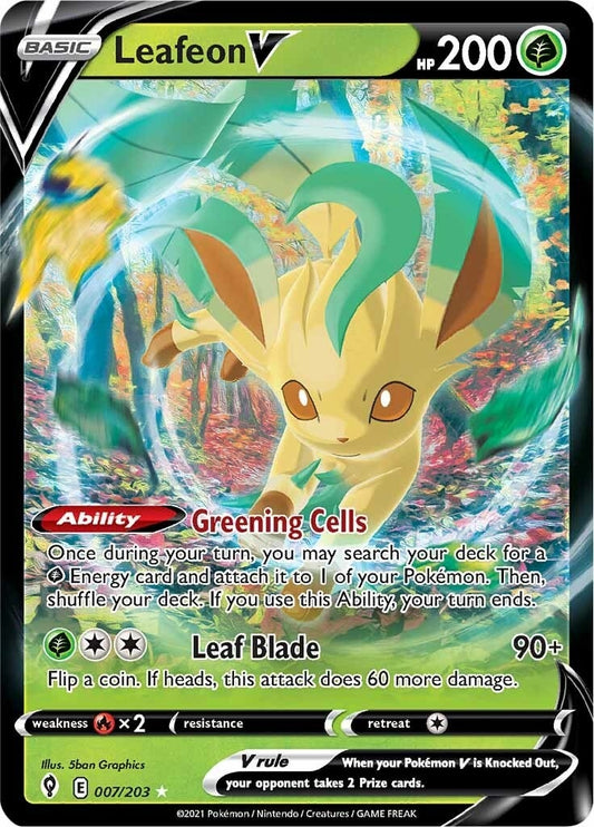 Leafeon V (007/203) (SWSH07: Evolving Skies) (SWSH07)